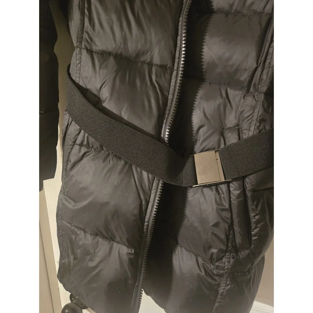 Two‎ by Vince Camuto Ladies' Hooded Belted Parka Coat |  G22